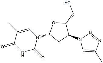 3'-(4-Methyl-1H-1,2,3-triazol-1-yl)-3'-deoxythymidine