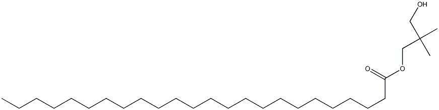 Tetracosanoic acid 3-hydroxy-2,2-dimethylpropyl ester Structure