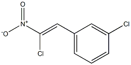 3-Chloro-1-(2-chloro-2-nitrovinyl)benzene Structure