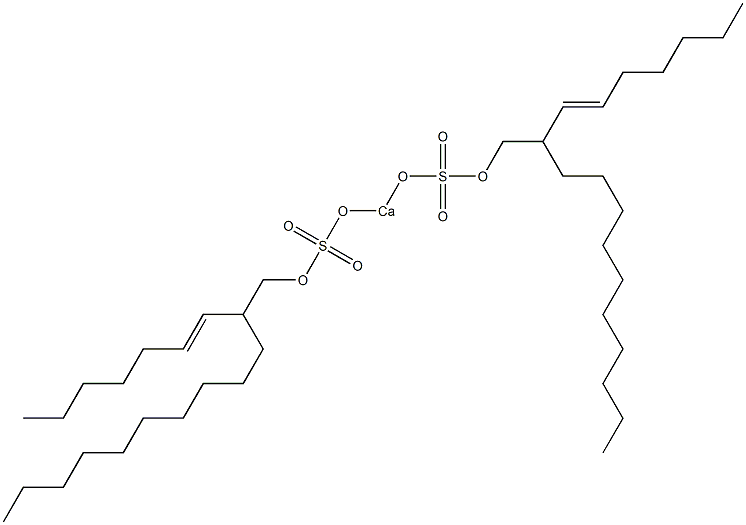 Bis[2-(1-heptenyl)dodecyloxysulfonyloxy]calcium,,结构式