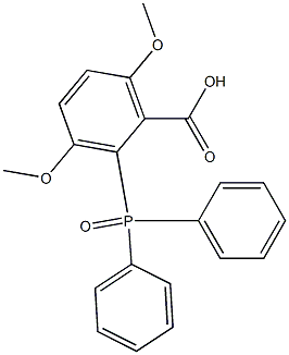 (2-Carboxy-3,6-dimethoxyphenyl)diphenylphosphine oxide Structure