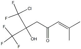 6-(Chlorodifluoromethyl)-6-hydroxy-2-methyl-7,7,7-trifluoro-2-hepten-4-one