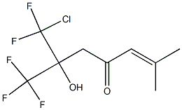 6-(Chlorodifluoromethyl)-6-hydroxy-2-methyl-7,7,7-trifluoro-2-hepten-4-one|