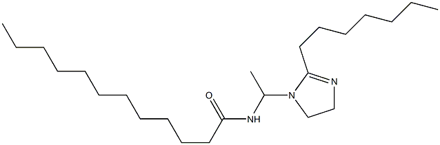 1-(1-Lauroylaminoethyl)-2-heptyl-2-imidazoline,,结构式