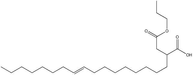 2-(9-Heptadecenyl)succinic acid 1-hydrogen 4-propyl ester Struktur