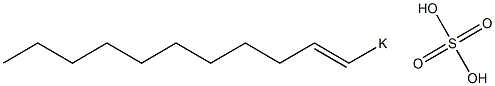 Sulfuric acid 1-undecenyl=potassium salt