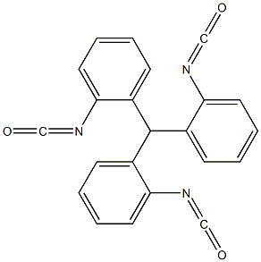 Tris(2-isocyanatophenyl)methane Structure