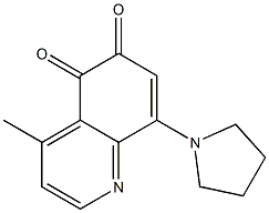 4-Methyl-8-(pyrrolidin-1-yl)quinoline-5,6-dione