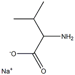 2-Amino-3-methylbutyric acid sodium salt Structure