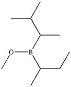 (1,2-Dimethylpropyl)sec-butyl(methoxy)borane,,结构式