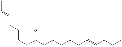 7-Undecenoic acid 4-hexenyl ester,,结构式