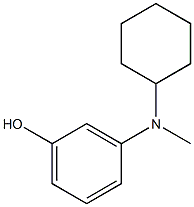 3-(N-Cyclohexyl-N-methylamino)phenol Struktur