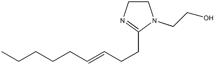 2-(3-Nonenyl)-2-imidazoline-1-ethanol,,结构式