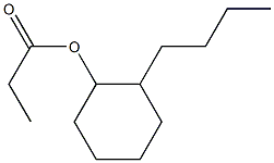 Propionic acid 2-butylcyclohexyl ester