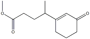 4-(3-Oxo-1-cyclohexenyl)valeric acid methyl ester Structure