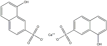 Bis(8-hydroxy-2-naphthalenesulfonic acid)calcium salt Structure