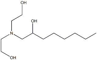 1-[Bis(2-hydroxyethyl)amino]-2-octanol Struktur