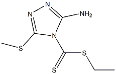  3-Amino-5-methylthio-4H-1,2,4-triazole-4-dithiocarboxylic acid ethyl ester