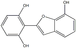 2-(2,6-Dihydroxyphenyl)benzofuran-7-ol