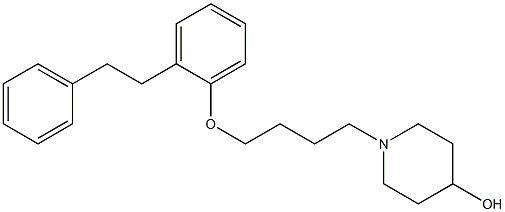 1-[4-[2-(2-Phenylethyl)phenoxy]butyl]piperidin-4-ol