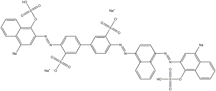 4-[(1-Hydroxy-4-sodiosulfo-2-naphthalenyl)azo]-4'-[[4-[(1-hydroxy-4-sodiosulfo-2-naphthalenyl)azo]-1-naphthalenyl]azo]-1,1'-biphenyl-3,3'-disulfonic acid disodium salt
