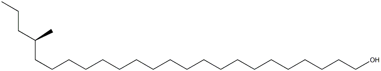 [R,(-)]-21-Methyl-1-tetracosanol,,结构式