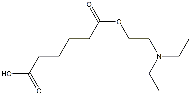 Diethylaminoethyl adipate Struktur