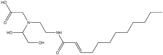 N-(1,2-Dihydroxyethyl)-N-[2-(2-dodecenoylamino)ethyl]aminoacetic acid