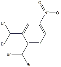 1,2-Bis(dibromomethyl)-4-nitrobenzene,,结构式