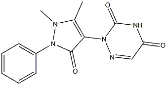 1-[(2,5-Dihydro-2,3-dimethyl-5-oxo-1-phenyl-1H-pyrazol)-4-yl]-6-azauracil