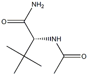 [R,(-)]-2-Acetylamino-3,3-dimethylbutyramide Structure