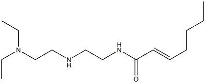  N-[2-[2-(Diethylamino)ethylamino]ethyl]-2-heptenamide