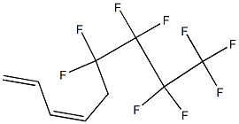(3Z)-6,6,7,7,8,8,9,9,9-Nonafluoro-1,3-nonadiene 结构式