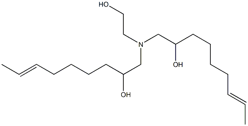 1,1'-[(2-Hydroxyethyl)imino]bis(7-nonen-2-ol),,结构式