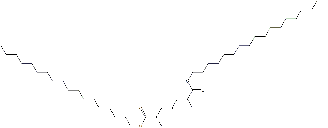 ジステアリルチオジイソブチラート 化学構造式