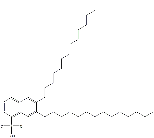 6,7-Ditetradecyl-1-naphthalenesulfonic acid