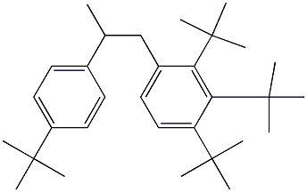 1-(2,3,4-Tri-tert-butylphenyl)-2-(4-tert-butylphenyl)propane Structure