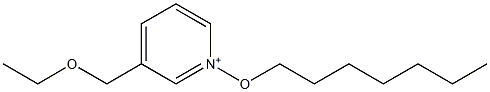 3-(Ethoxymethyl)-1-(heptyloxy)pyridinium Structure