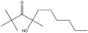 4-Hydroxy-2,2,4-trimethyl-3-decanone Structure