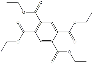 Benzene-1,2,4,5-tetracarboxylic acid tetraethyl ester Structure