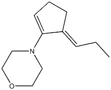 4-(5-Propylidene-1-cyclopenten-1-yl)morpholine