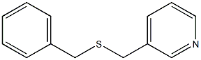 3-[(Benzylthio)methyl]pyridine Structure