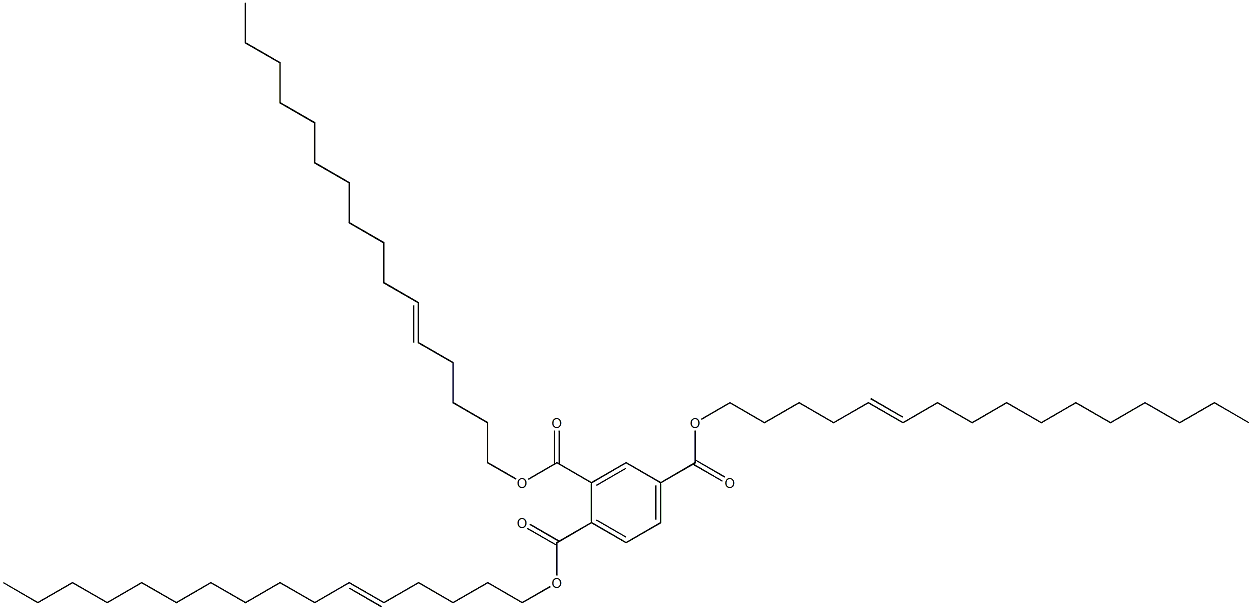 1,2,4-Benzenetricarboxylic acid tri(5-hexadecenyl) ester Structure