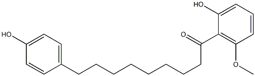 1-(2-Hydroxy-6-methoxyphenyl)-9-(4-hydroxyphenyl)nonan-1-one