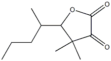 Dihydro-4,4-dimethyl-5-(1-methylbutyl)furan-2,3-dione