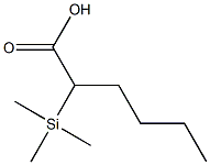 2-(Trimethylsilyl)hexanoic acid Structure