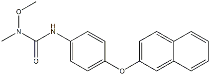 1-Methoxy-1-methyl-3-[p-(2-naphtyloxy)phenyl]urea|