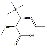 (2S,3R,4E)-2-Methoxy-3-(trimethylsilyl)-4-hexenoic acid|