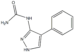 (4-Phenyl-1H-pyrazol-3-yl)urea Struktur