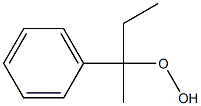 1-Phenyl-1-methylpropyl hydroperoxide,,结构式